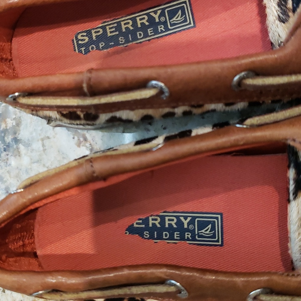 Womens Animal Print Sperry Top Sider Shoes Size 6.5 - Picture 6 of 6
